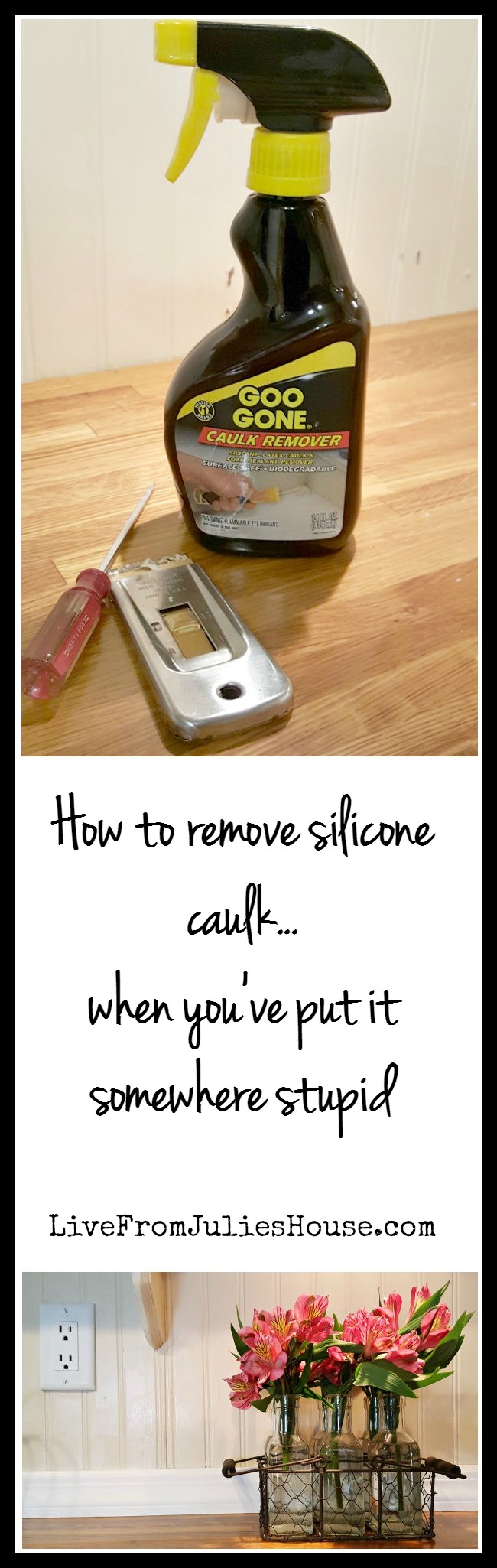 How to Remove Caulk with Goo Gone Caulk Remover 