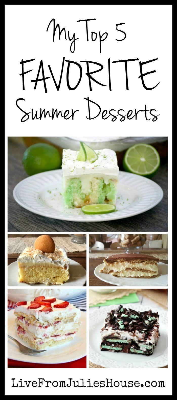 Top 5 Favorite Summer Desserts