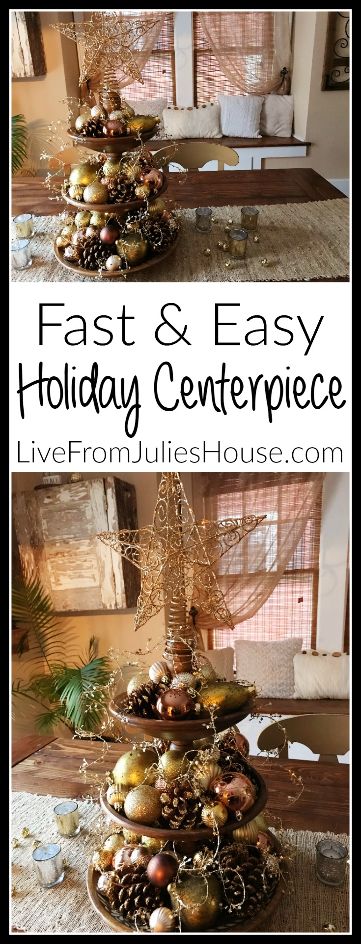Fast & Easy Holiday Centerpiece