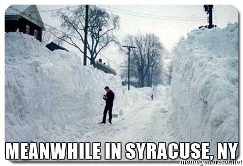 Syracuse Snow Meme