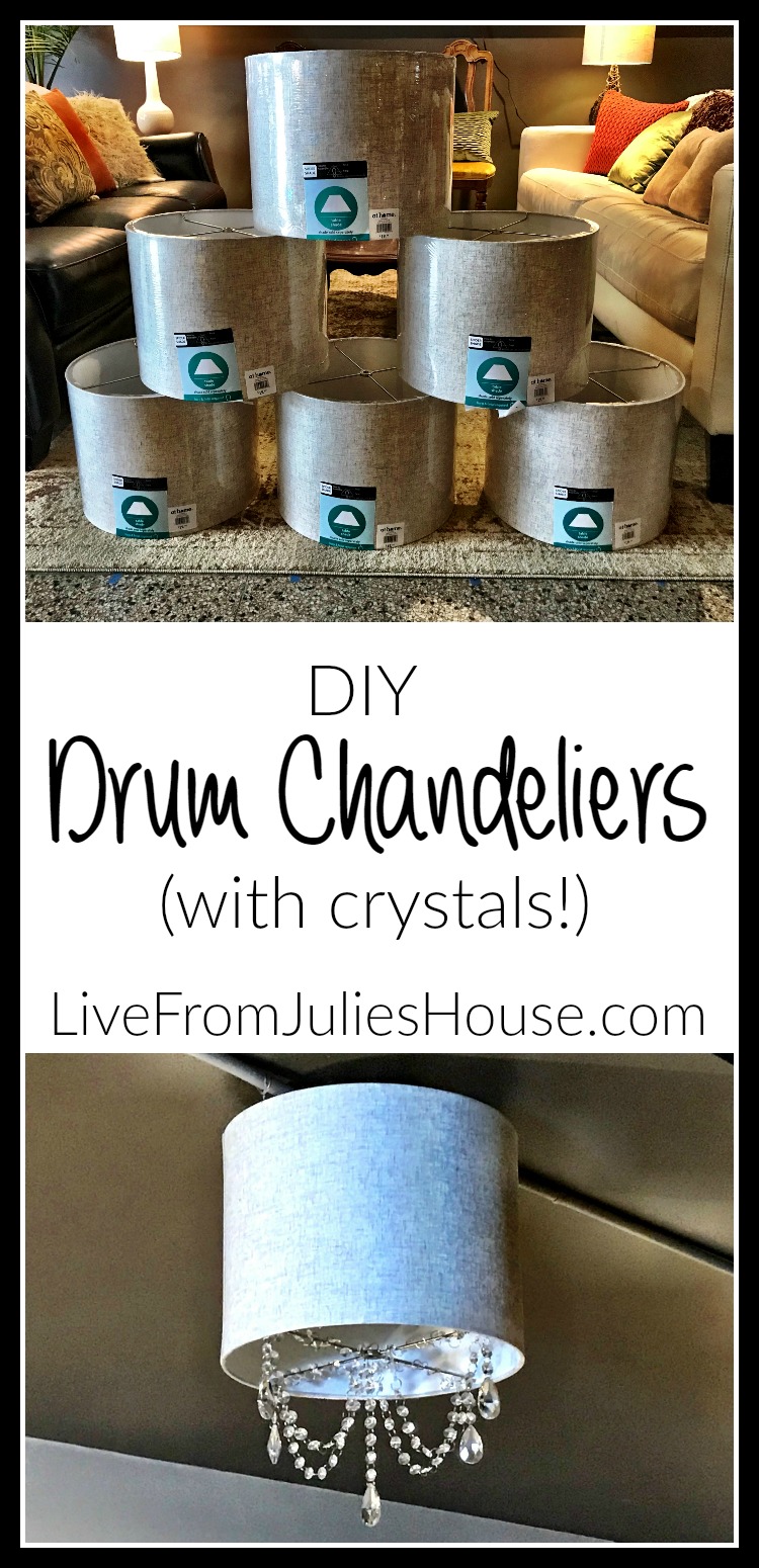 DIY Drum Chandelier
